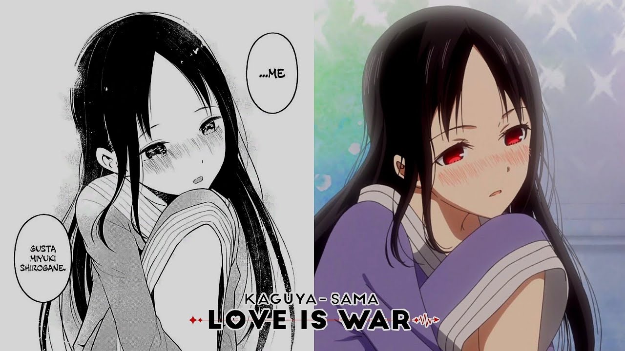 DIFERENCIAS KAGUYA SAMA TEMPORADA 3 CAP. 8 ANIME COMPARACION MANGA