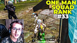 FITTIRMA EVRESİNDEYİM ! ONE MAN SQUAD RANK 33. BÖLÜM - PUBG MOBILE