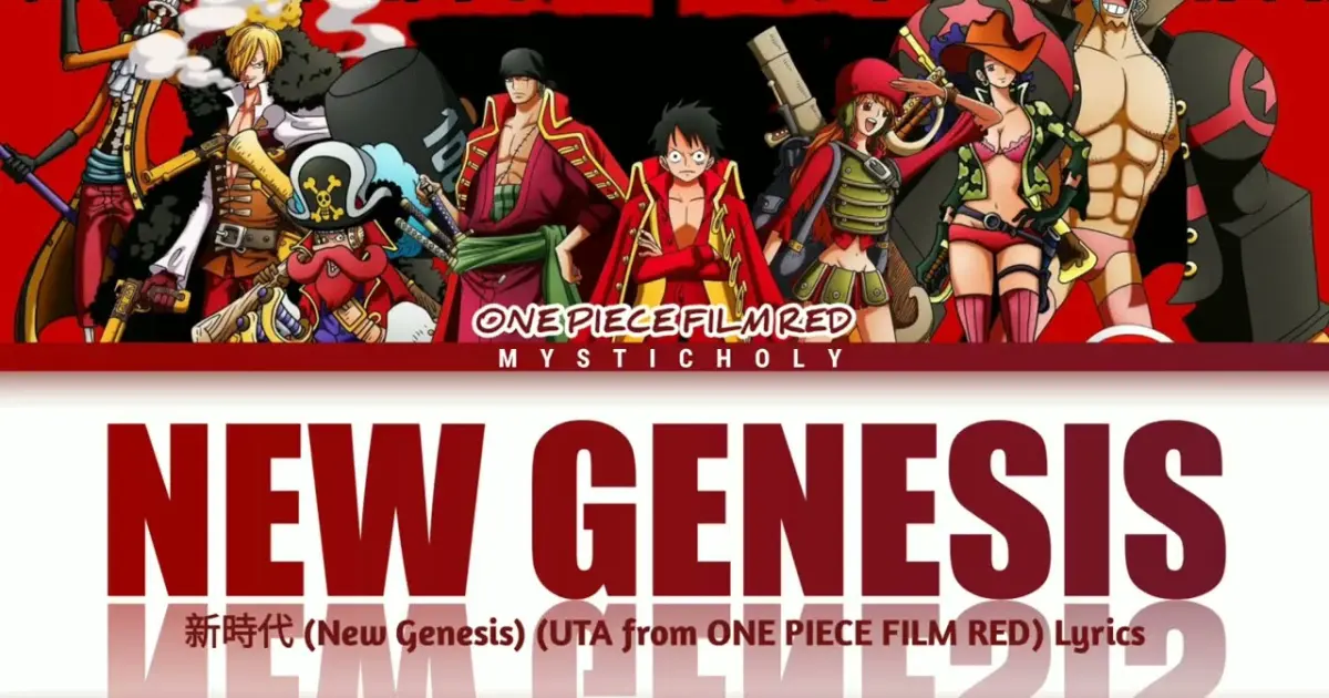 One Piece Film Red Theme Song New Genesis 新時代 By Ado Lyrics Bilibili