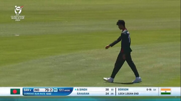 Replay ICC U19 Men's WC 2024 IND vs BAN