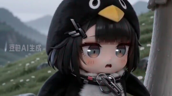 Chuyện chú chim cánh cụt nhỏ trốn mưa