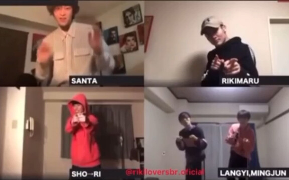 赞多力丸｜哇团线上合跳Rock Tonight ，不记得是看没看过的底裤了