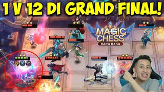 REKOR DUNIA ZILONG 1 v 12 di GRAND FINAL TURNAMEN LAWAN TERNAK LORD VIRAL! | Magic Chess Indonesia