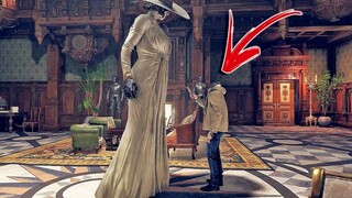 มุมมองของพระเจ้าฟื้นการกดขี่ครั้งใหญ่ของนางฮาจิโกะ! อีธาน 180 ซม. | Resident Evil 8 Village