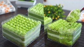 MODAL 2 TELUR HASIL 3 BOX |  DESSERT BOX GREEN TEA | TANPA OVEN IDE JUALAN KEKINIAN