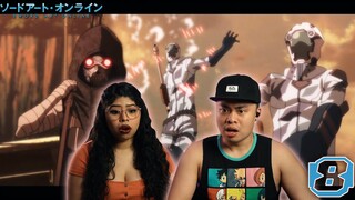 PALE RIDER VS DYNE! HE'S HERE! Sword Art Online Season 2 Episode 8 Reaction