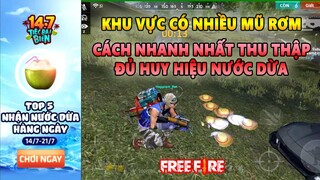 Free Fire |  Khu Vực Có Nhiều Mũ Rơm Nhất Và Cách Thu Thập Nước Dừa Nhanh Nhất