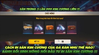 FREE FIRE | CÁCH ĐI SĂN KIM CƯƠNG CỦA GÀ RÁN - RẢNH RỖI SINH NÔNG NỔI ĐẦU TƯ ĐI SĂN KIM CƯƠNG !!!