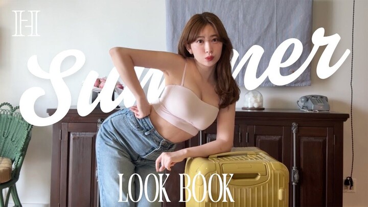 【Kojima Haruna LOOKBOOK】in LA🌴 7 summer outfits & a swimsuit collection 👙💛