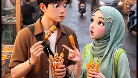 Hari ini Ciltia jalan jalan bersama Xabiru