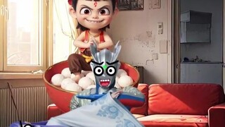 Ada gempa bumi. Cepatlah berlari, Xiao Xiaosai!