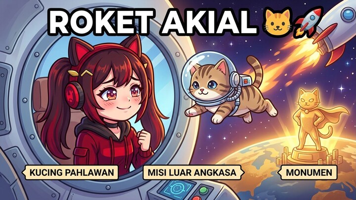 Roket Akial: Kisah Haru Kucing Pahlawan Luar Angkasa!