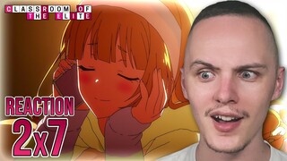 DOES SHE LIKE HIM?! | Classroom of the Elite Season 2 Episode 7 Reaction