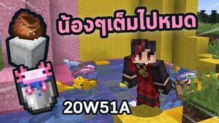 น้องๆซาลาแมนเดอเต็มไปหมด!! 20w51a Minecraft snapshot 1.17