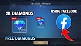 HOW TO GET 2K GIFT DIAMONDS FAST AND LEGIT! USING FACEBOOK! FREE! NEW TRICKS | MOBILE LEGENDS 2022