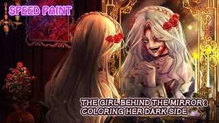 The Girl Behind The Mirror : Coloring Her Dark Side
