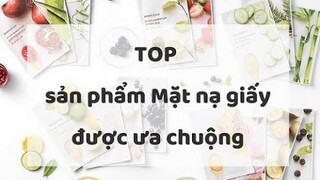 ★★10 loại mặt nạ giấy các bạn nữ nên có - Skincare Mask    ♥♥