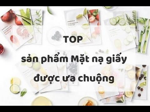 ★★10 loại mặt nạ giấy các bạn nữ nên có - Skincare Mask    ♥♥