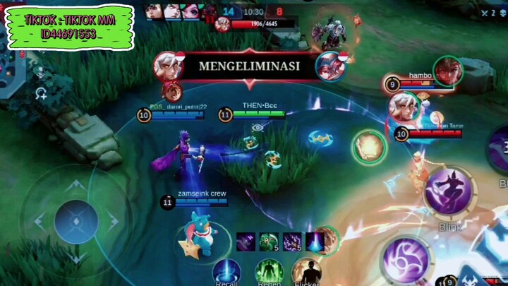 ketika team di bantai musuk.The king MM " KARRIE " ngebantai