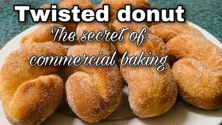 how to make twisted donut