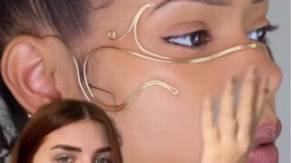 Such a creative makeup look—I initially thought it would be a disaster.