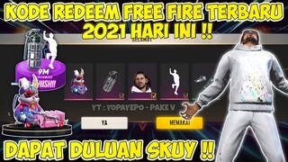 KODE REDEEM FREE FIRE HARI INI 22 AGUSTUS TERBARU 2021 - GARENA FREE FIRE