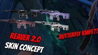 ADA BUTTERFLY KNIFE DI NEXT REAVER 2.0? *CONCEPT DARI PLAYER* | Valorant Indonesia