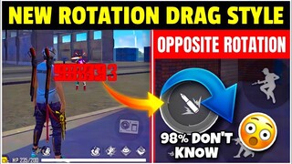 Latest Rotation Drag Headshot Trick With Handcam Free Fire | How To Do Rotation Drag Headshot Trick