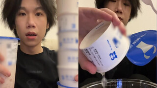 A young guy received a cup of milk tea as a gift from his friend—but when the order arrived, he was 
