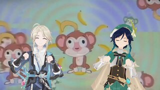 When you find out that the sleeping banana monkey is the song "be like" sung by Miaojiang