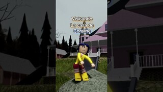 😂 LA CASA DE CORALINE EN ROBLOX 😱 #Shorts