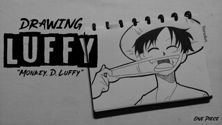 Speed Drawing Anime - Monkey. D. Luffy from One Piece | YoruArt (Menggambar Anime)