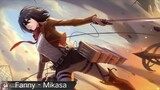 Review skin fanny Mikasa - AOT