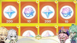 60+ PULL AGAIN!!! DON'T MISS FREEMOGEMS for Baizhu, Nahida, Nilou & Ganyu in v3.6 - Genshin impact