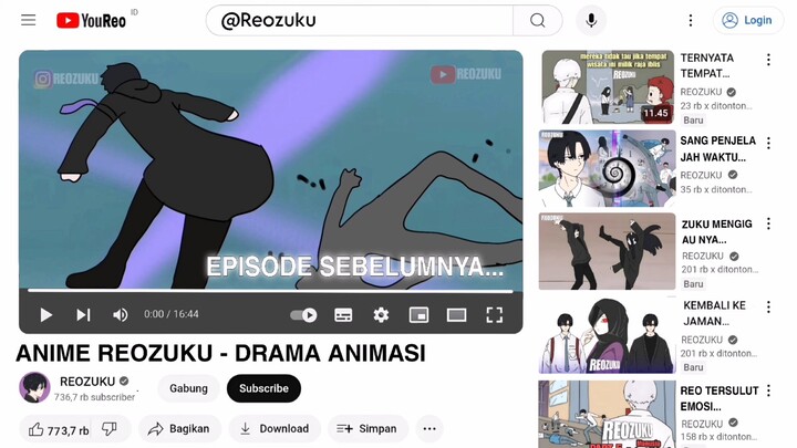 Reo ngeri Part 27 - Drama Animasi Sekolah