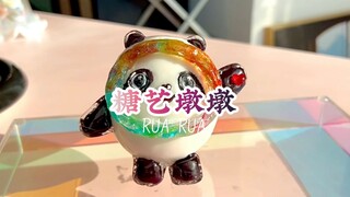 It’s my first time making sugar art.