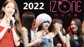 不敢相信这是2022年…izone aaa后台互动合集，她们还会聚在一起笑…