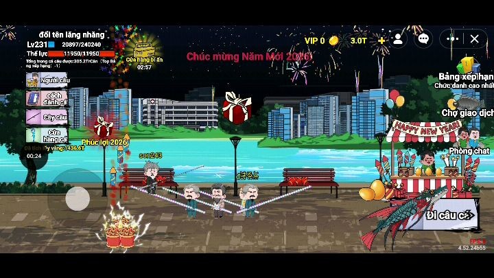 lấy chiêu 3 giang lão và nv mới