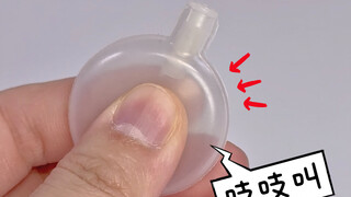 ถ้าทำเสียงจี๊ดๆ ให้กลายเป็นตัวบีบเล่นรูปอุ้งเท้าแมวได้ไหม