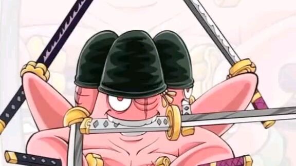 one piece versi spongebob