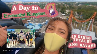 ENCHANTED KINGDOM 15 EXTREME RIDES IN ONE DAY! ANG SAYA SOBRA!!!! | Kim Chiu