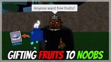 Buying 20+ Fruits and Giving Them to NOOBS on Blox Fruits | Roblox |