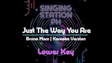 Just The Way You Are by Bruno Mars | Karaoke Version (Male Lower Key)