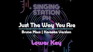 Just The Way You Are by Bruno Mars  | Karaoke Version (Male Lower Key)