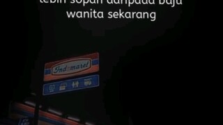 pake cadar, pake jilbab, percuma kalo pakaiannya ketat dan joget" depan kamera