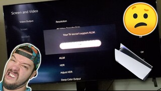 HOW TO FIX YOUR TV DOESN'T SUPPORT ALLM (MIGHT FIX YOUR TV DOESN'T SUPPORT VRR) ON PS5 (REUPLOAD)