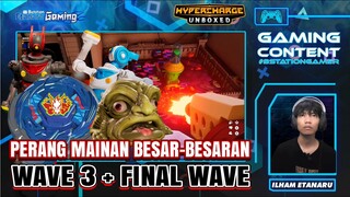 PERANG MAINAN BESAR-BESARAN DISERBU ROBOT JAHAT, MONSTER SLIME DAN SENJATA GASING FINAL WAVE 🔥