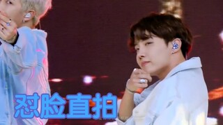 这颜值真的被严重低估了吧？！超漂亮的小芙 郑号锡 Boy with luv 190428 人气歌谣 自剪怼脸直拍