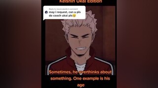 Reply to  here's coach ukai! fyp fypシ anime haikyuu headcannons coachukai ukai ukaikeishin