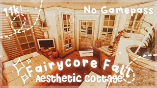 No Gamepass Cheap 11k Soft Fairycore Fall Cottage - Build and Tour - iTapixca Builds